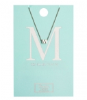 Orelia Kettingen Necklace Initial M Zilver orelia kopen in de aanbieding Orelia Kettingen Necklace Initial M Zilver orelia kopen in de aanbieding