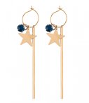 Orelia Oorbellen Star Bar Hoop Cluster Earrings Goud orelia kopen in de aanbieding