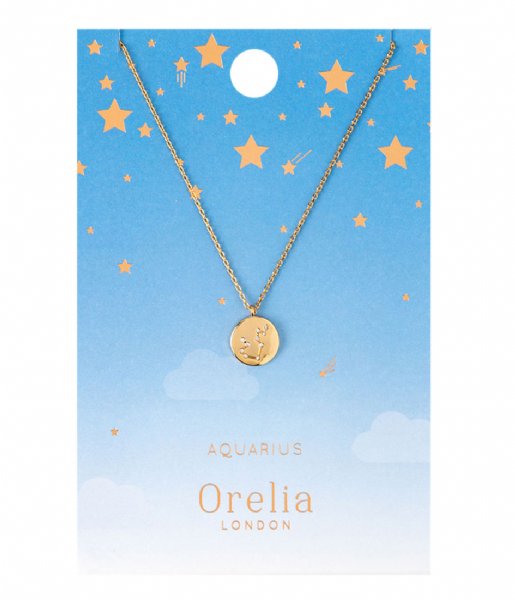 Orelia  Aquarius Constellation Necklace pale gold (20652)