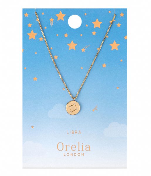 Orelia  Libra Constellation Necklace pale gold (20651)
