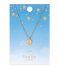 Orelia  Libra Constellation Necklace pale gold (20651)