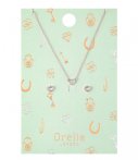Orelia Kettingen Open Heart Earring Necklace Zilver orelia kopen in de aanbieding Orelia Kettingen Open Heart Earring Necklace Zilver orelia kopen in de aanbieding