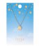 Orelia  Pisces Constellation Necklace pale gold (20660)