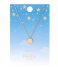 Orelia  Scorpio Constellation Necklace pale gold (20659)