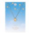 Orelia  Taurus Constellation Necklace pale gold plated (20658)
