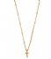 Orelia  Initial T Satellite Chain Neck Gold Plated