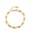 Orelia  Linear Link Chain Bracelet Gold colored