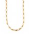 Orelia  Linaer Link Chain Necklace Gold colored