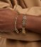 Orelia  Vintage Watch Link Chain Bracelet Gold colored