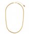Orelia  Flat Twist Chain Necklace Gold Plated