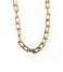 Orelia  Rectangular link necklace Gold colored