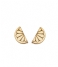 Orelia  Mini Lemon Stud Earrings pale gold plated (ORE21289)