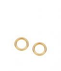 Orelia Oorbellen Mini Open Circle Stud Earrings Goud orelia kopen in de aanbieding