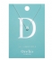 Orelia  Necklace Initial D silver plated (21141)