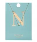 Orelia Kettingen Necklace Initial N Goud orelia kopen in de aanbieding