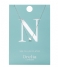 Orelia  Necklace Initial N silver plated (21151)