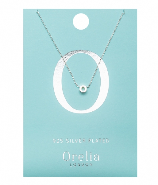 Orelia Ketting Necklace Initial O silver (ORE21153)
