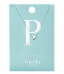 Orelia Kettingen Necklace Initial P Zilver orelia kopen in de aanbieding Orelia Kettingen Necklace Initial P Zilver orelia kopen in de aanbieding