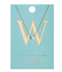 Orelia Kettingen Necklace Initial W Goud orelia kopen in de aanbieding Orelia Kettingen Necklace Initial W Goud orelia kopen in de aanbieding