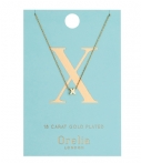 Orelia Kettingen Necklace Initial X Goud orelia kopen in de aanbieding Orelia Kettingen Necklace Initial X Goud orelia kopen in de aanbieding