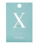 Orelia Kettingen Necklace Initial X Zilver orelia kopen in de aanbieding Orelia Kettingen Necklace Initial X Zilver orelia kopen in de aanbieding