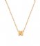 Orelia Ketting Necklace initial N Gold plated (ORE26356)