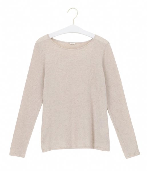 Oroblu  Perfect Line Cashmere T-Shirt Long Sleeve Beige (1600)