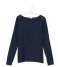 OrobluPerfect Line Cashmere T-Shirt Long Sleeve Blue (5245)