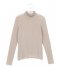 OrobluPerfect Line Cashmere Turtle Neck Long Sleeve Beige (1600)