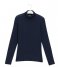 OrobluPerfect Line Cashmere Turtle Neck Long Sleeve Blue (5245)