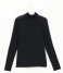 OrobluPerfect Line Cashmere Turtle Neck Long Sleeve Black (9999)