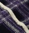 POM Amsterdam  Shawl Checks French Violet Purple (600)