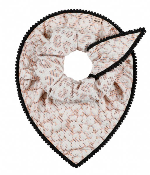 POM Amsterdam Sjaal Shawl Leopard Shimmer Ecru Ecru POM Amsterdam Sjaal Shawl Leopard Shimmer Ecru Ecru