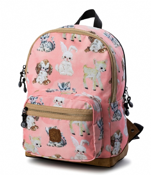Pick & Pack  Cute Animals Backpack 13 Inch rose multi (48)