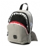 Pick & Pack Dagrugzak Backpack Shark Shape grey (02)