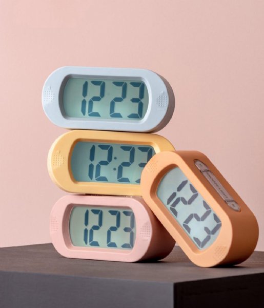 Karlsson  Alarm Clock Gummy Rubberized Soft Blue (KA5753LB)
