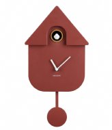 Karlsson Wall Clock Modern Cuckoo Abs Ochre Red (KA5768RD)