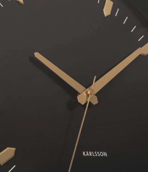 Karlsson  Wall Clock Arrow Batons Iron Gold (KA5912GD)