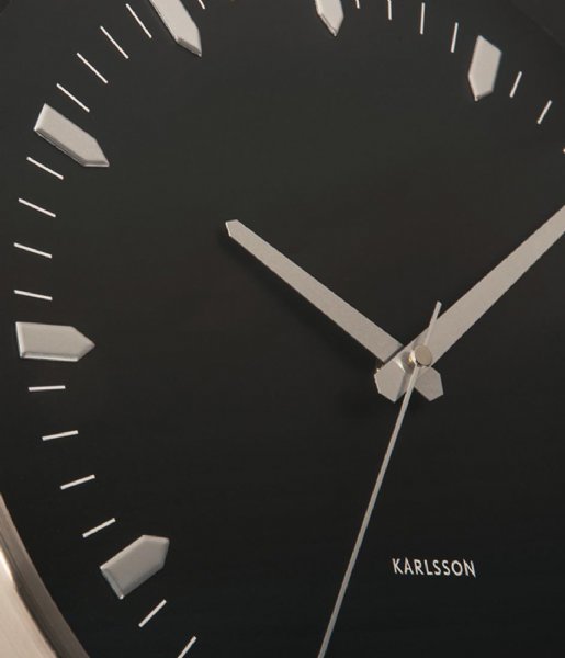 Karlsson  Wall Clock Arrow Batons Iron Silver (KA5912SI)