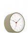 Karlsson Wekker Alarm Clock Belle Numbers Iron Moss Green (KA5915MG)