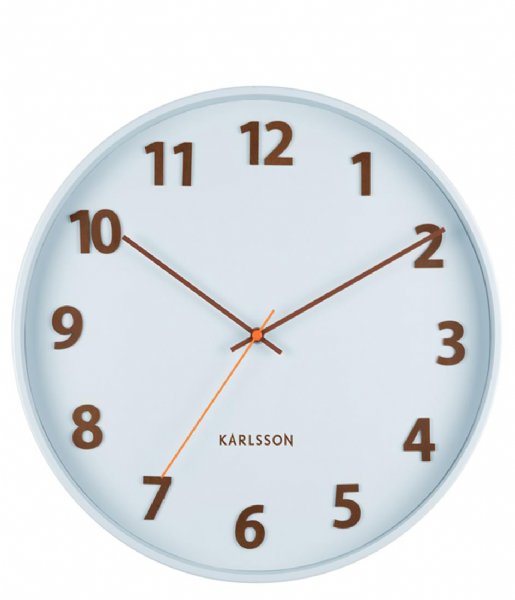 Karlsson  Wall Clock Summertime Wood Soft Blue (KA5920LB)