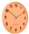 Karlsson  Wall Clock Summertime Wood Soft Orange (KA5920LO)
