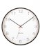 KarlssonWall Clock Joy Wood W. Accents Black (KA5926BK)