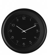 Karlsson Wall Clock Dual Disc Metal Black (KA5930BK)