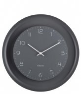 Karlsson Wall Clock Dual Disc Metal Dark Grey (KA5930GY)