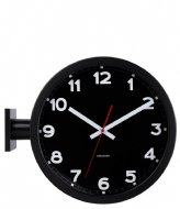 Karlsson Wall Clock New Classic Double Sided Black (KA5966BK)