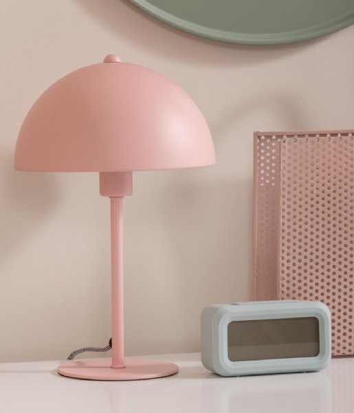 Leitmotiv Lampa stołowa Table Lamp Mini Bonnet Iron Soft Pink (LM2076LP)