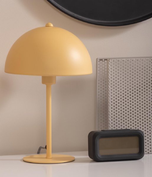 Leitmotiv Lampa stołowa Table Lamp Mini Bonnet Iron Soft yellow (LM2076LY)