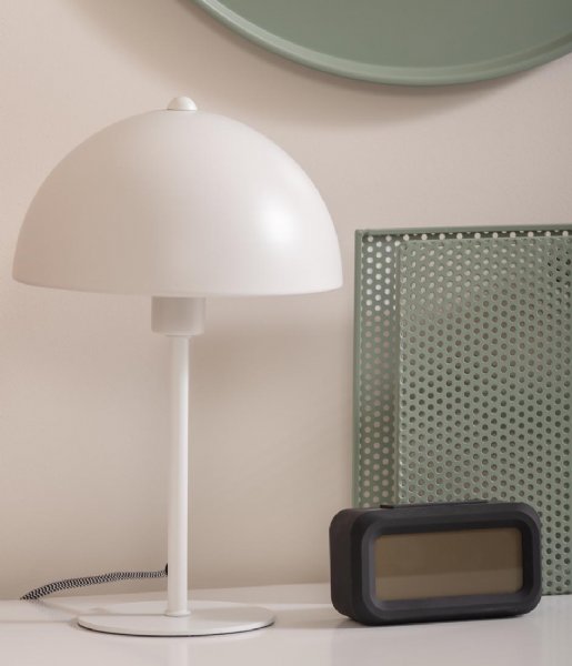 Leitmotiv Lampa stołowa Table Lamp Mini Bonnet Iron White (LM2076WH)
