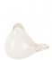 Present Time  Statue Fat Bird Large Glass White (PT3963WH)